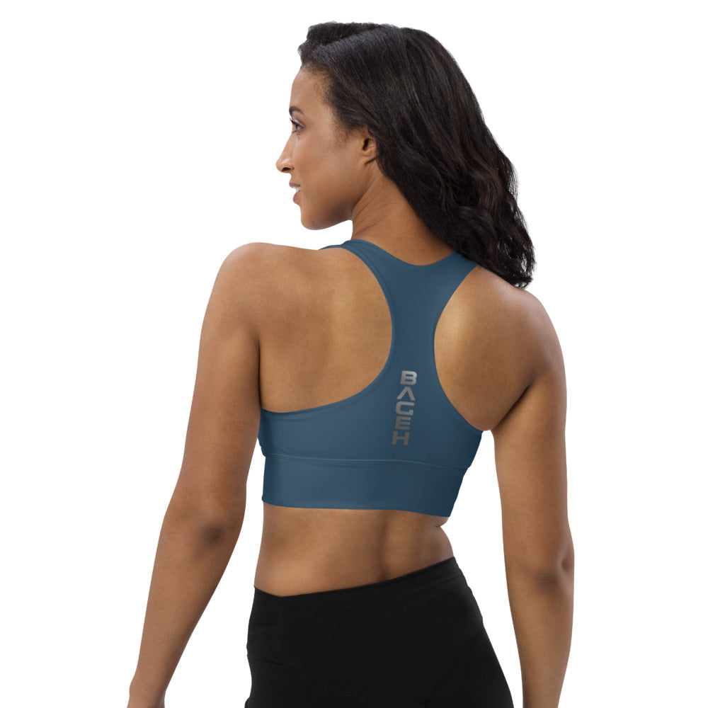 Women Longline Padded Sports Bra