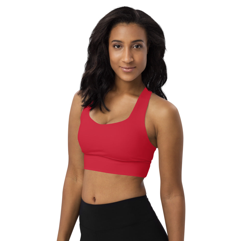 Women Longline Padded Sports Bra