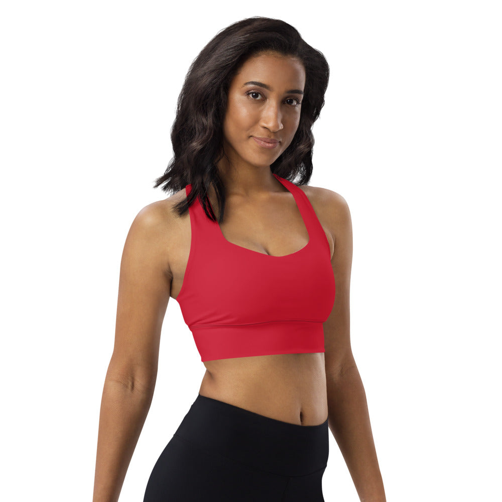 Women Longline Padded Sports Bra