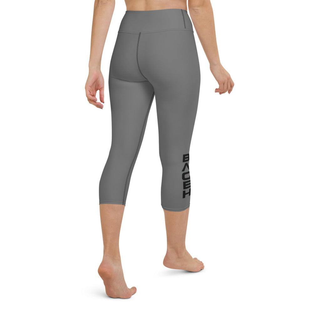 Women Grey Capri Leggings