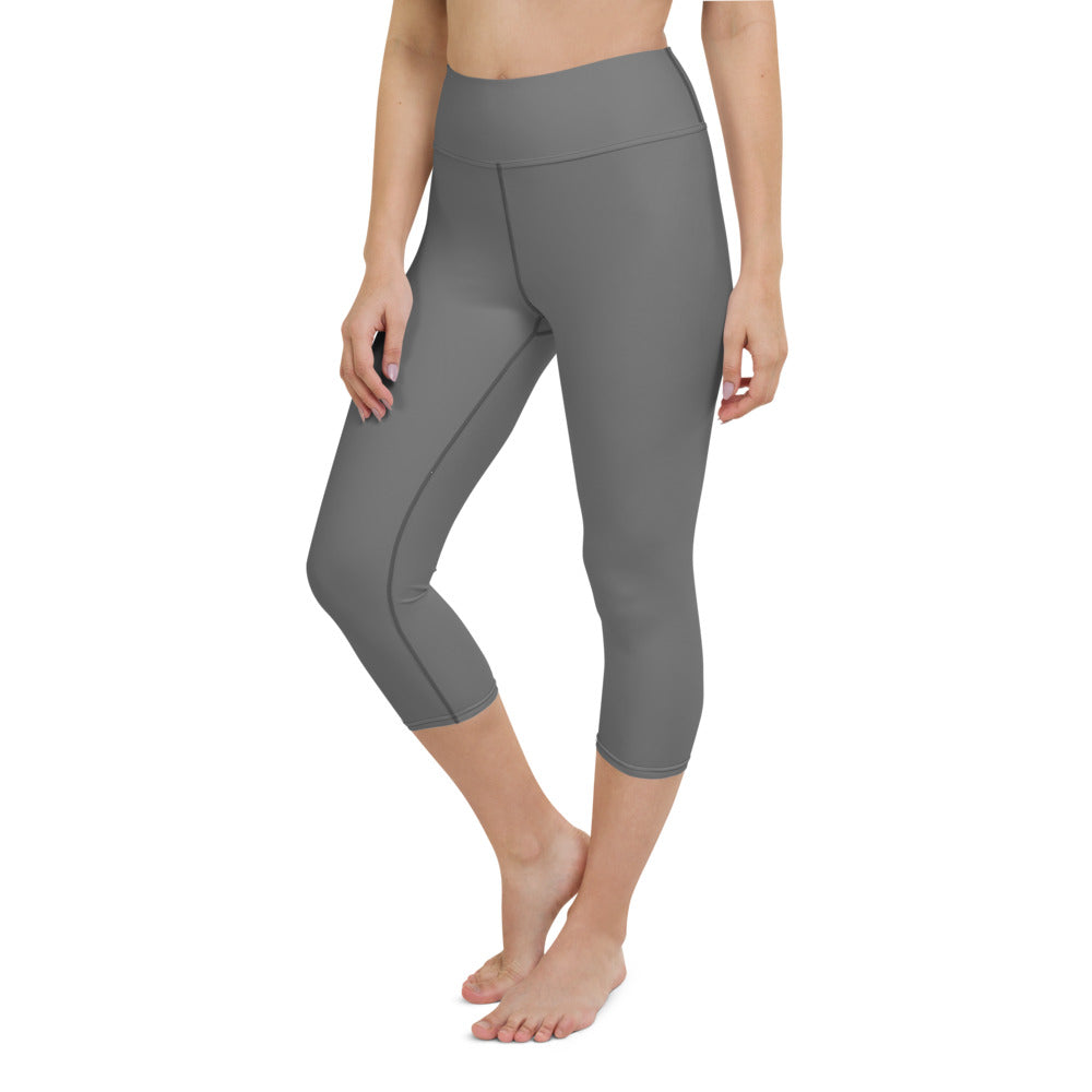 Women Grey Capri Leggings