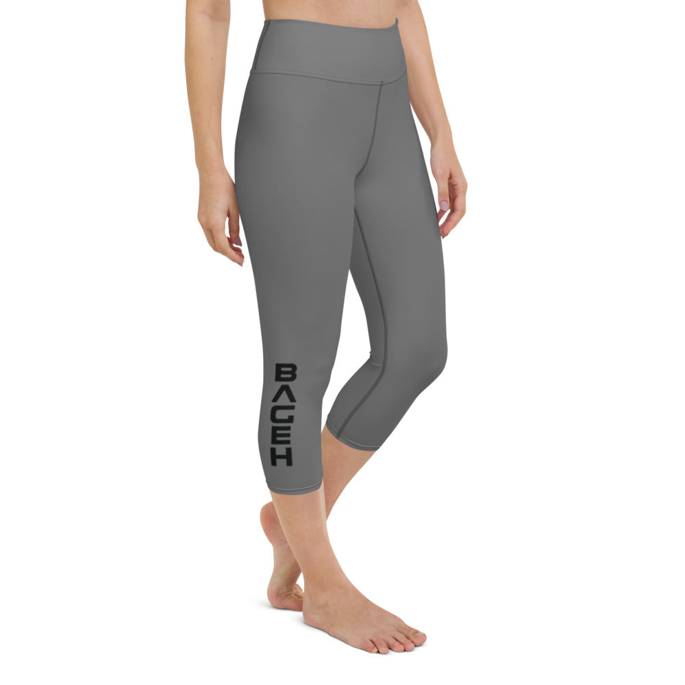 Women Grey Capri Leggings